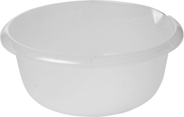 Rund skål med hældetud 6 l transparent 32 × 13 cm