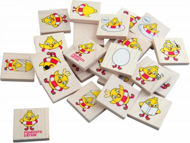 Træ-memospil KUŘE – træning af hukommelse og opmærksomhed