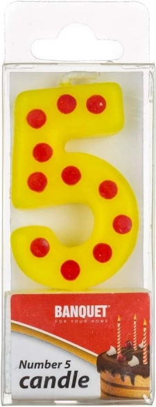 Fødselsdagslys nummer 5 MY PARTY