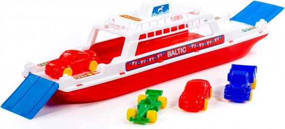 Færge med små biler