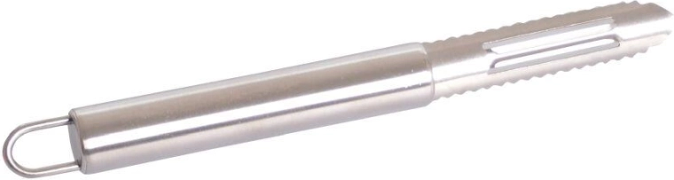 Rustfri stålkøkkenskræller 19,5 cm