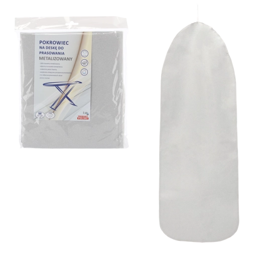 Metalliseret betræk til strygebræt 127 × 50 cm