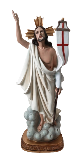Figur af den opstandne Jesus Kristus 40,5 cm - 1 stk.