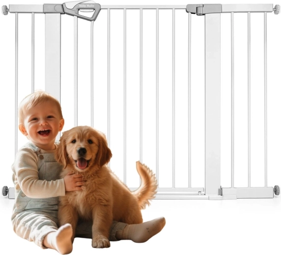 Milly Mally sikkerhedsgitter til trapper Guardy 118 white