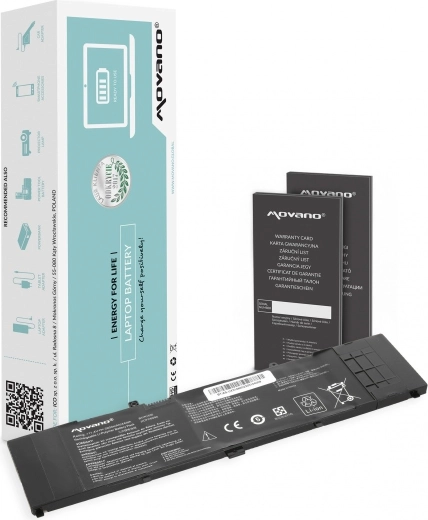 Movano-batteri B31N1535 til Asus Zenbook UX310UA og UX410UA 3900 mAh 44 Wh