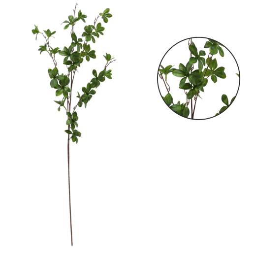 Kunstig grøn kvist 90 cm
