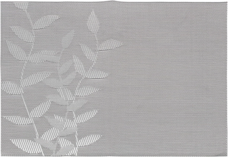 Tekstil dækkeserviet Leaf 45 × 30 cm brun