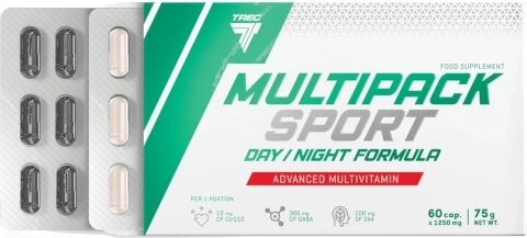 Trec Nutrition multipack sport dag/nat – 60 kapsler