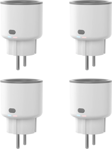 Smart Wi‑Fi-stikdåse SONOFF S60TPF, sæt med 4 stk.