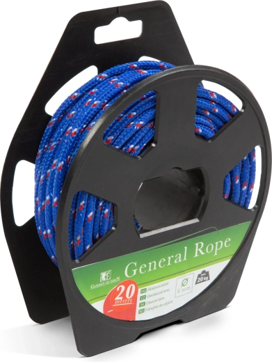 Universelt flettet reb 4 mm, 20 m