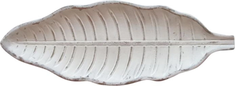 Dekorativt træfad formet som et blad 38 cm TORO