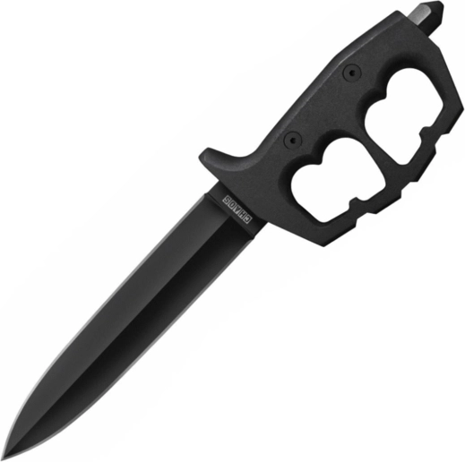 Taktisk kniv Cold Steel Chaos Double Edge 19 cm, sort