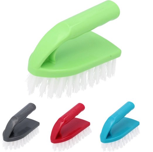 Stor strygejernsbørste til rengøring med ergonomisk håndtag