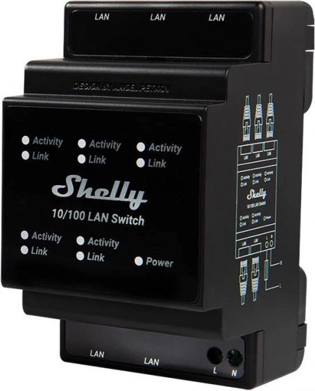 Shelly Ethernet LAN-switch