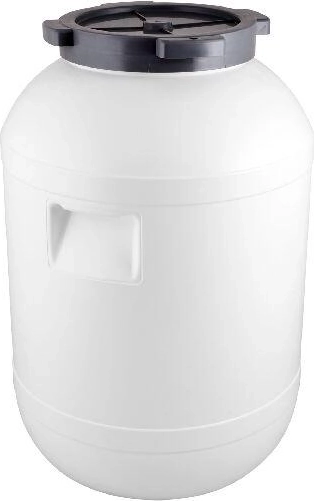 Plasttønde til surkål 60–65 l med skruelåg