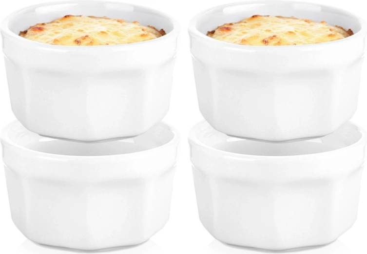 Porcelænsskåle til forretter 6 cm, 40 ml – sæt med 4 stk.