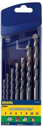 IRWIN Masonry murbor-sæt 4–12 mm, 7 dele