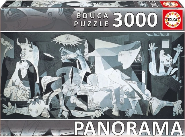 Educa panoramisk puslespil Guernica, Pablo Picasso, 3000 brikker