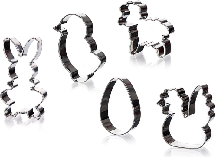 Sæt udstiksforme Culinaria – påskemix i rustfrit stål