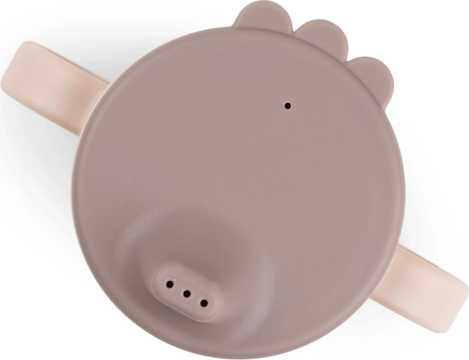 Done by Deer Foodie Happy dots drikkekop med tud, rosa