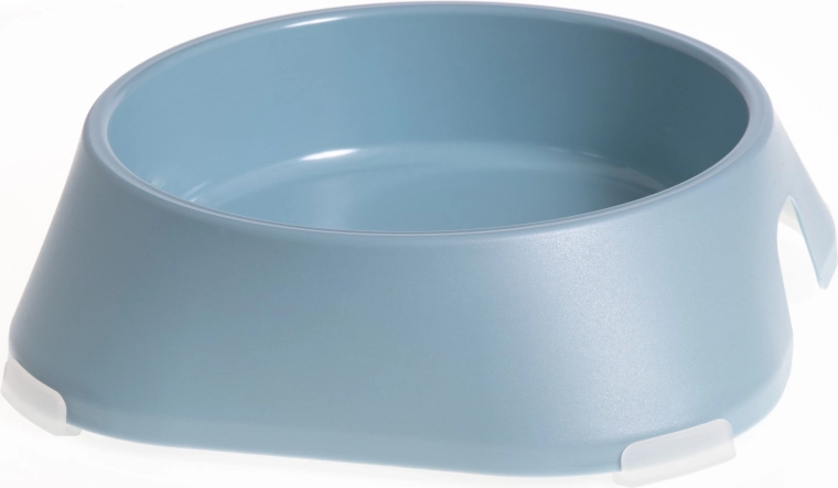 Foder- og vandskål til kæledyr 400 ml lyseblå FIBOO