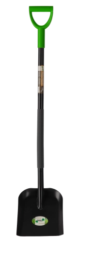 Skovl til løst materiale med 120 cm stålskaft