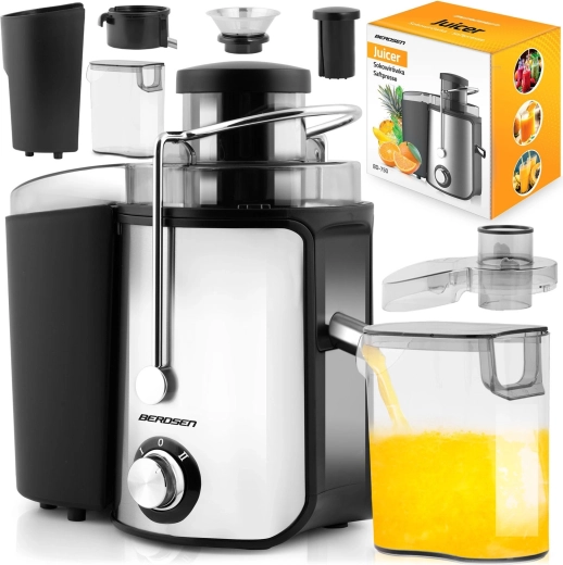 Centrifugal juicer BERDSEN BD-750 600 W sort
