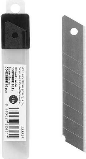 Reserveskæreblade 18 mm CONCORDE, 10 stk.