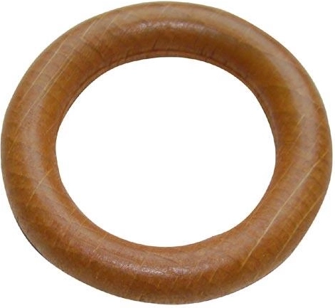 Træring til gardinstænger – kirsebær, sæt med 10 stk.