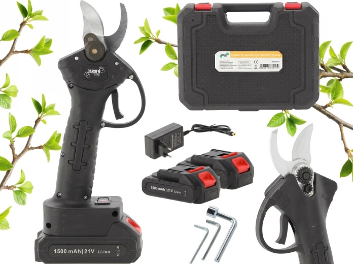 Batteridrevne havesakse 21 V, skærediameter 25 mm