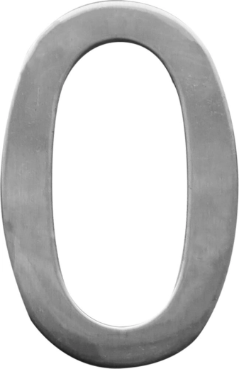 Husnummer STAR 0, 75 mm, rustfrit stål