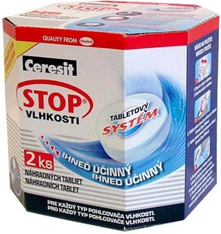 Refill til fugtabsorber CERESIT AERO 360 – 2× 450 g tablet