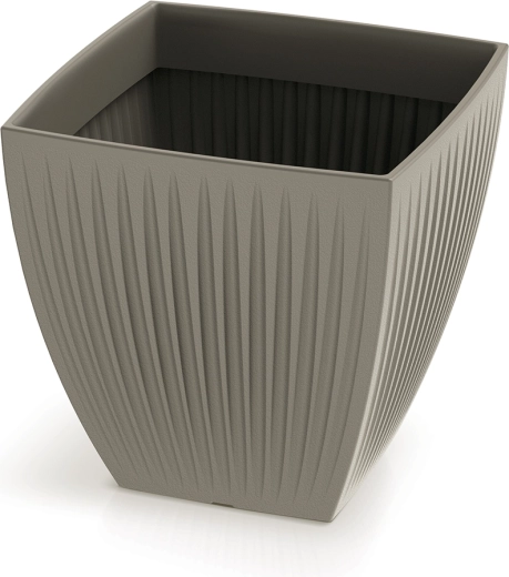 Plantekrukke Latia Square 30 × 30 cm mocca