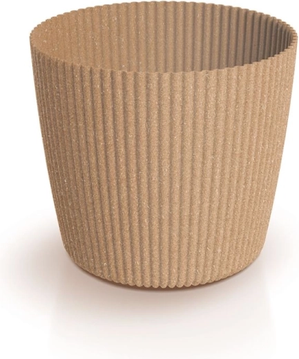 Plantekrukke Milly Round Eco Wood 19,6 cm naturo