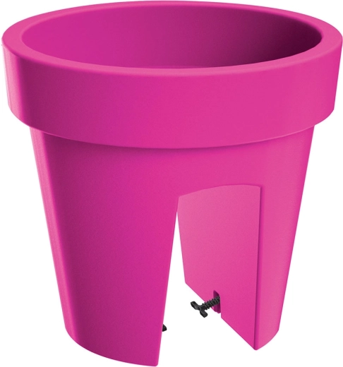 Lofly Railing altanrækkebeslag-urtepotte 24,5 cm – fuchsia