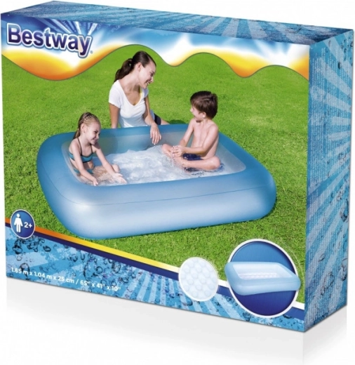 Lyserød oppustelig pool 165 x 104 x 25 cm Bestway