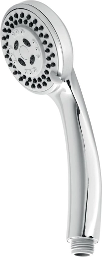 Brusehoved med 5 indstillinger, krom, 80 mm