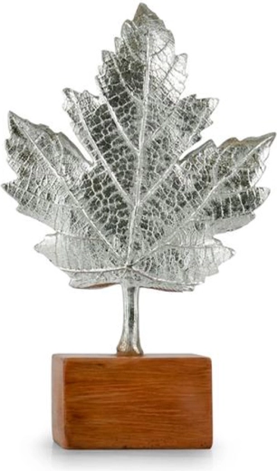 Dekorativt blad på sokkel TORO – ginkgo eller ahorn