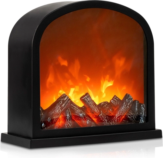 Elektrisk dekorativ LED-pejs Vilde 30 × 13 × 27,5 cm