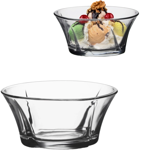 Glas skåle LAV Truva, sæt 6 stk., 310 ml