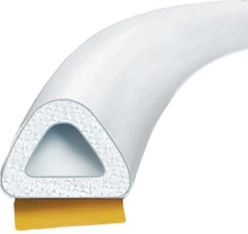 Tætning til vinduer og døre D 9 × 8 mm, hvid, 100 m