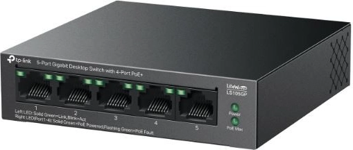5-Port Gigabit Desktop Switch PoE+