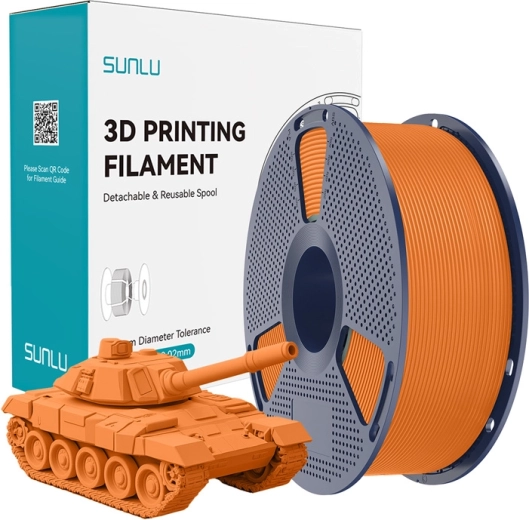 Sunlu PLA+ high-speed filament orange