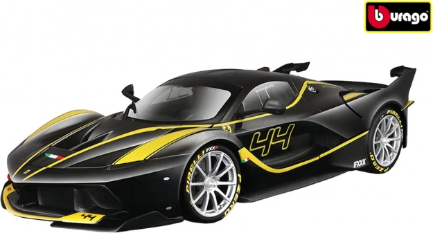 Metalmodel af bilen Ferrari FXX K sort