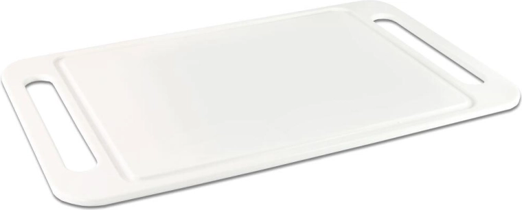 Serverings- og skærebræt 50 × 30 cm, hvidt