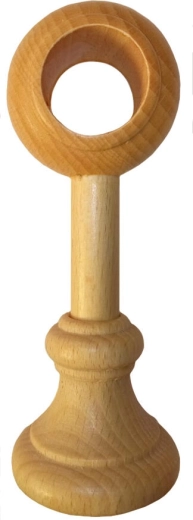 Træholder til gardinstang – fyr