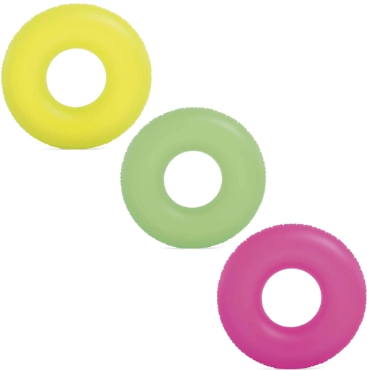 Oppustelig badering Neon 91 cm grøn INTEX