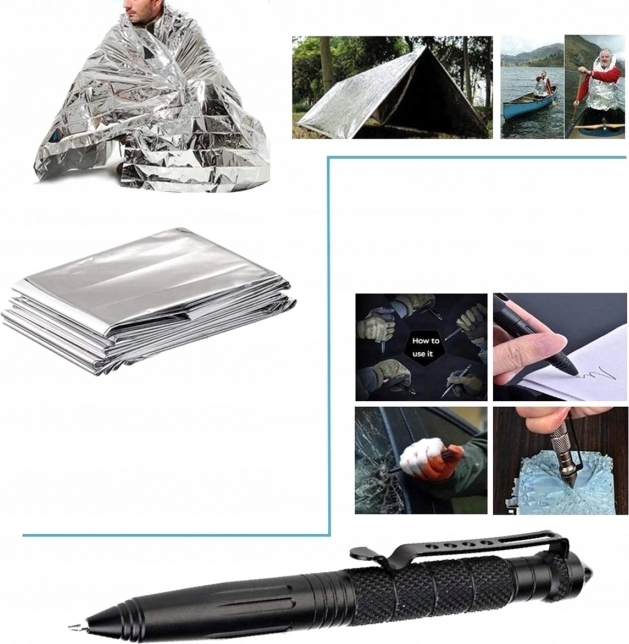 Overlevelsessæt 12-i-1 i SOS-etui