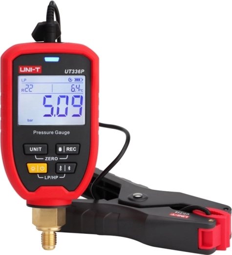 Uni-T sæt med trådløs manometer med temperaturprobe UT336P