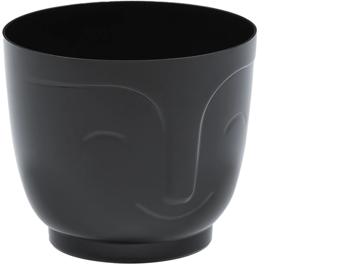 Dekorativt overpotte Atena 16,5 cm sort